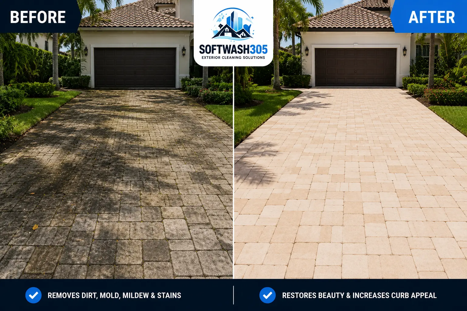 Paver Cleaning & Sealing